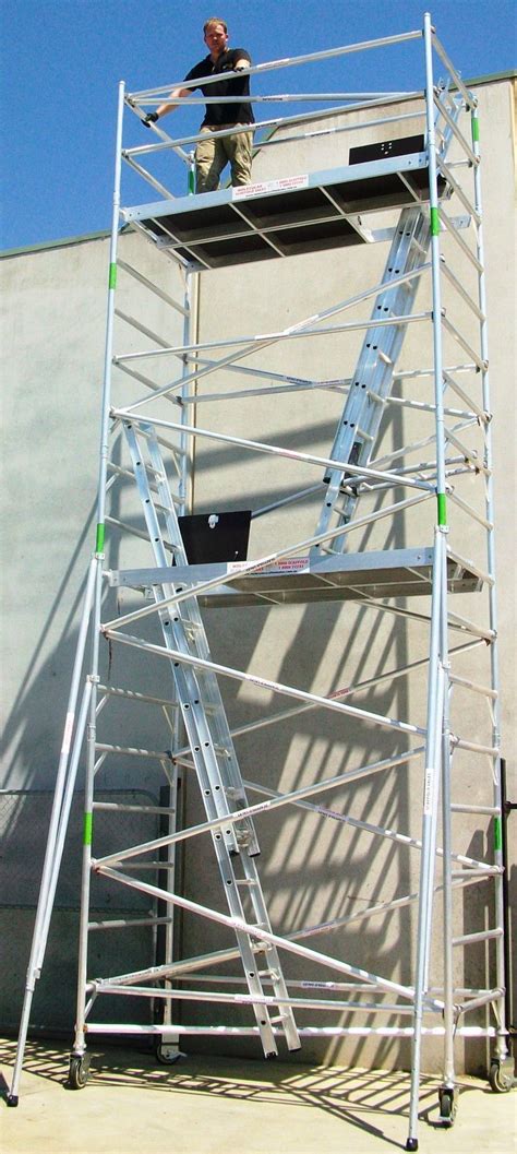 450kg Mobile Scaffold 87m Reach Height Scaffolding Ebay