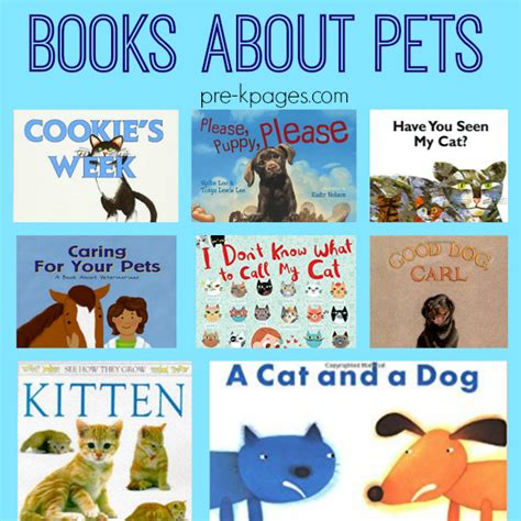 Books About Pets For Preschool Pre K Pages