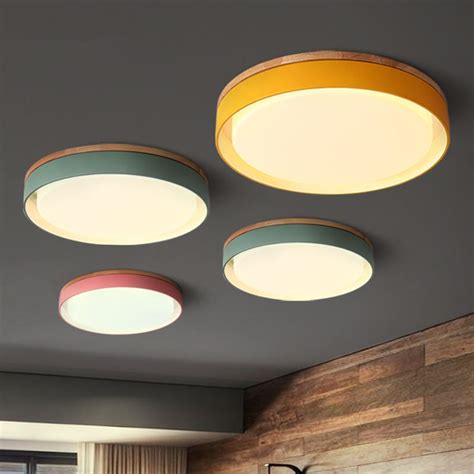 2021 Led Round Ceiling Lights Nordic Style Ceiling Mounted Lamp For