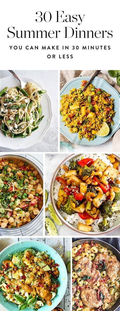 These 30 Summer Meals Will Be On The Table In 30 Minutes Or Less Done