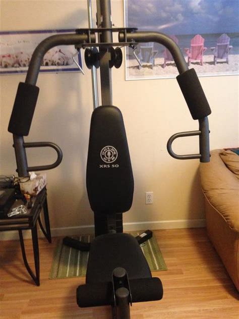 Commercial gym equipmentupright magnetic exercise bikes: NEW Golds Gym XRS 50 Universal Home Gym North Saanich ...