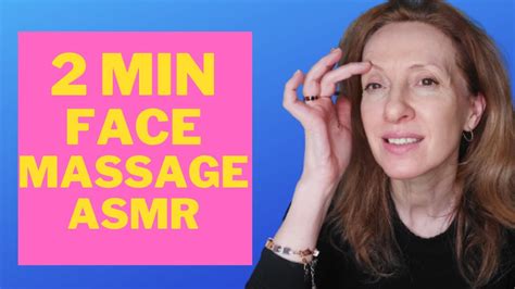 2 Minute Facial Massage Routine For Evening Asmr No Talking Facelift Youtube