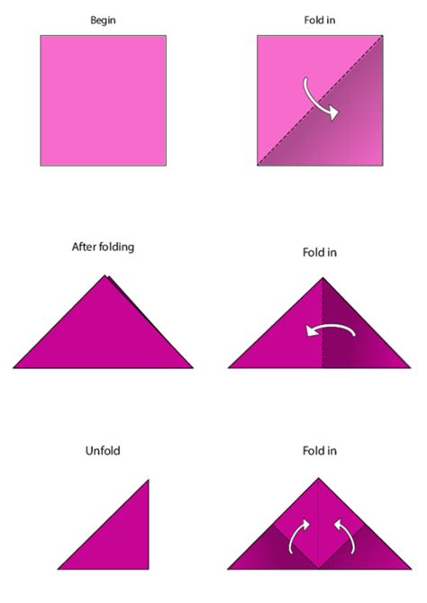 Easy Origami Instructions Heart