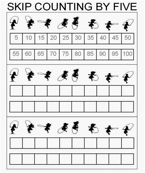 Count By 5s Worksheets For Children 101 Activity