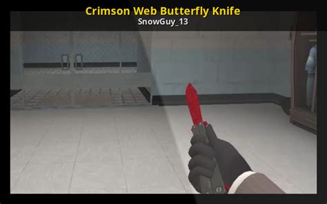 Crimson Web Butterfly Knife Team Fortress 2 Mods