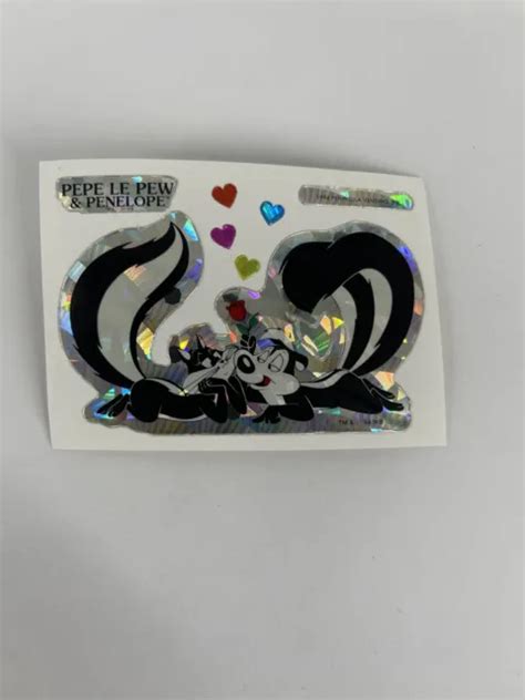 Rare Vintage Pepe Le Pew Penelope Space Jam Vending Machine Sticker Picclick