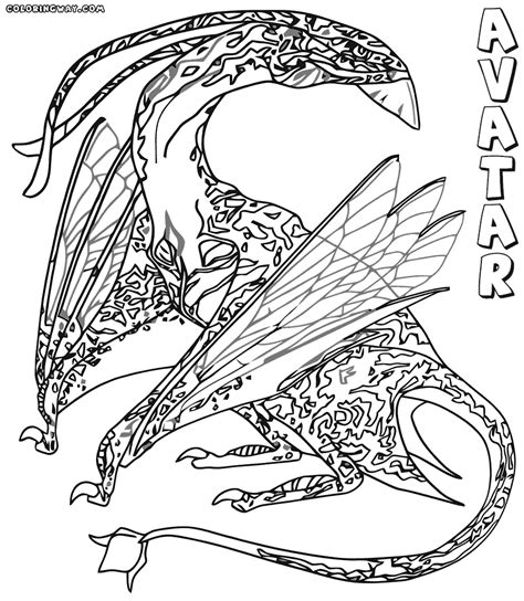 I just bought a banshee torn apart and am looking for a nice colour scheme. Avatar Banshee Coloring Pages | Panarukan Colors