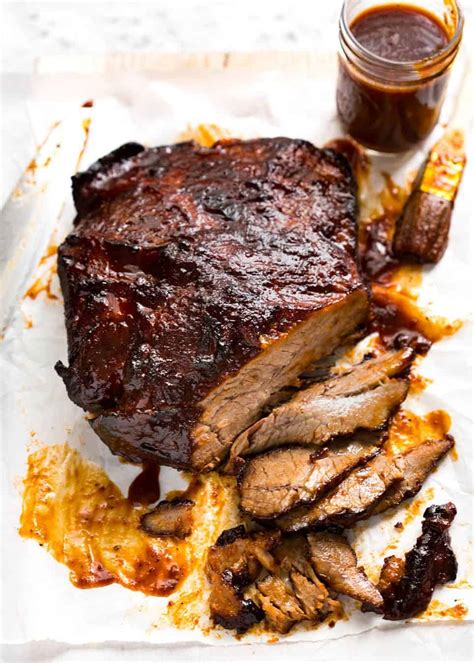 Slow Cooker Beef Brisket With Bbq Sauce Recipetin Eats