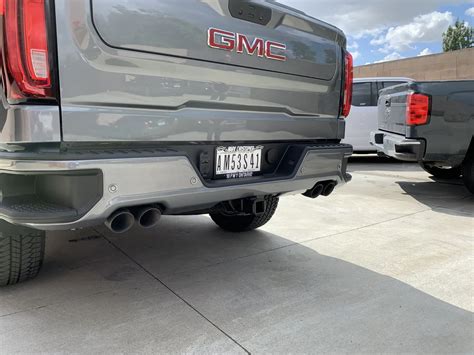 In Bumper Exhaust Tips Page 2 20192020 Silverado And Sierra Mods