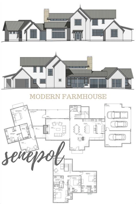 Wonderful Modern Farmhouse Floor Plans 9 Aim