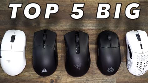 Top 5 Big Wireless Gaming Mice Youtube