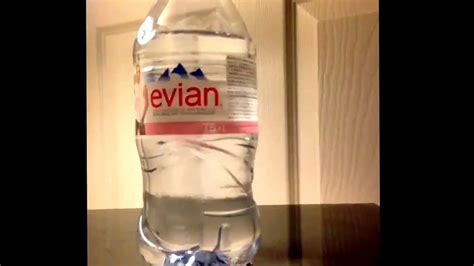 Spinning Water Bottle Bomb Evian Mineral Sexy Lady Youtube