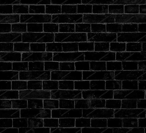 Black Brick Wall Digital Paper Background Texture Dark Bold Etsy
