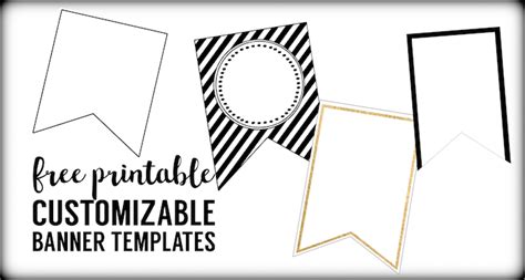 Pikpng encourages users to upload free artworks without copyright. Free Printable Banner Templates {Blank Banners} - Paper ...