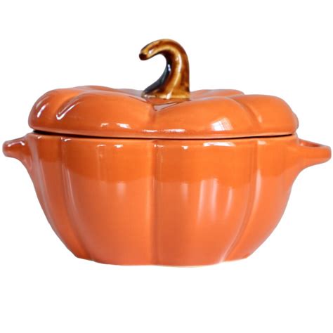 Halloween Pumpkin Tomato Shape Binaural Bowl With Lid Baking Bowl