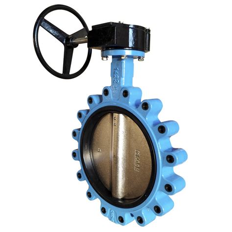 Lug Type Butterfly Valve With Worm Gear Operator China Lug Butterfly