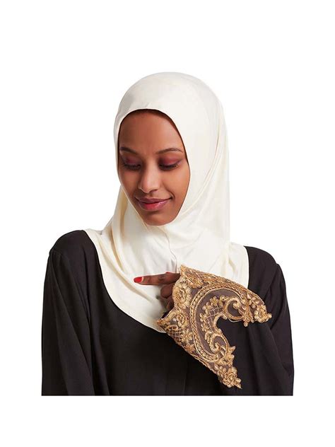 Lallc Women Muslim Hijab Headcover Scarf Turban Arab Islamic Head Wrap Stretch