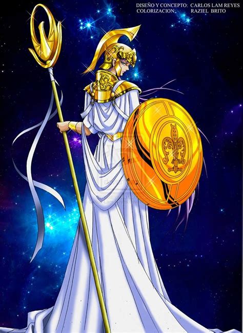Athena Bycarloslamreyes Cavaleiros Do Zodiaco Saint Seiya Athena