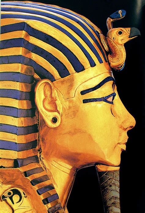 Thehoruseye “ Tutankhamuns Golden Mask Side View By Bolleroberto