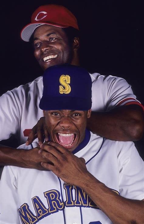 Ken Griffey Sr Cincinnati Reds And Ken Griffey Jr Seattle Mariners