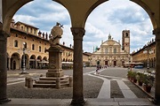Vigevano, the Piazza Ducale (from a project by Donato Bramante ...