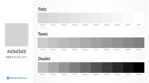 What Is The Color Of Light Gray Hexcolorpedia