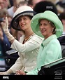 The Countess of Wessex and the Duchess of Gloucester in an open top ...