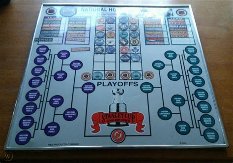 Nhl Hockey Reg Season And Stanley Cup Playoff Standings Board Magnetic