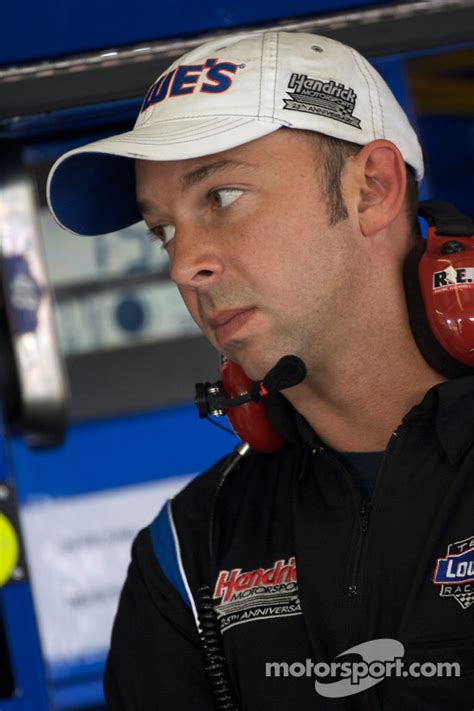 Chad Knaus Crew Chief For Jimmie Johnson Hendrick Motorsports Chevrolet NASCAR SPRINT CUP