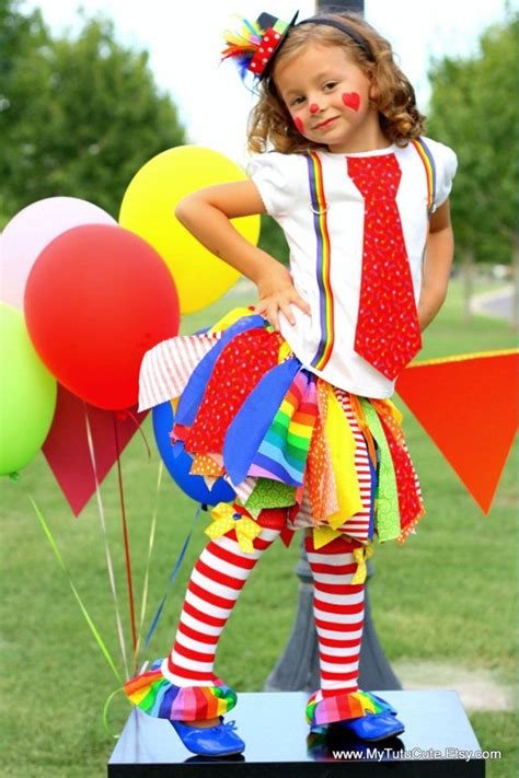 Rainbow Clown Tutu Costume Including Fabric Scraps Tutu Shirt Leg Warmers And Mini Top Hat Made
