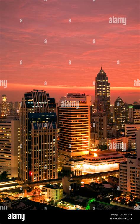 Bangkok Skyline Thailand Stock Photo Alamy