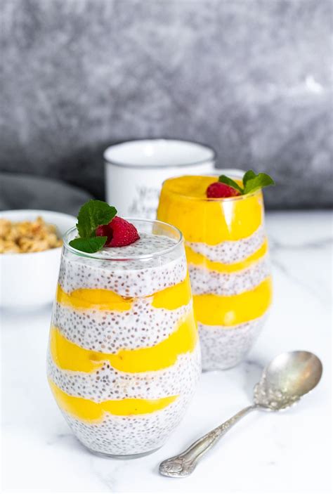 This Mango Chia Pudding Has Become Another Favorite Of Mine Because It