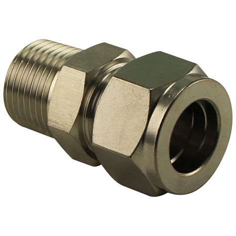 Stainless Steel 58” Compression Fitting To 12” Male Npt Canuck
