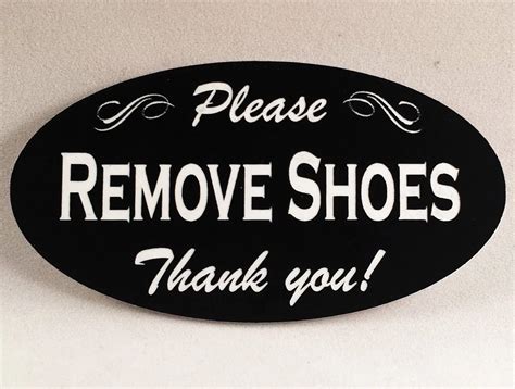 Please Remove Your Shoes Sign Printable