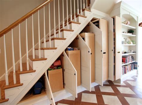 Point the toes of your back foot toward the Under-stair Storage - Traditional - Staircase - DC Metro ...