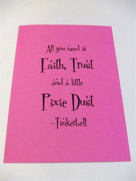 Quotes with images of tinkerbell. Tinkerbell Quotes Pixie Dust. QuotesGram