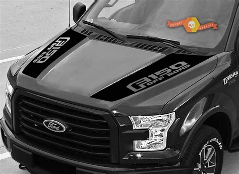 Ford F 150 Raptor Hood Graphics 2015 2019 Ford Racing Stripe Decals