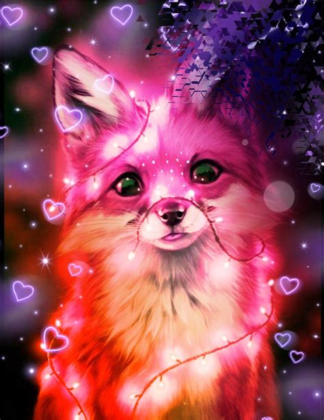 Fantasy Fox In 2020 Cute Animal Drawings Cute Kawaii Animals Cute