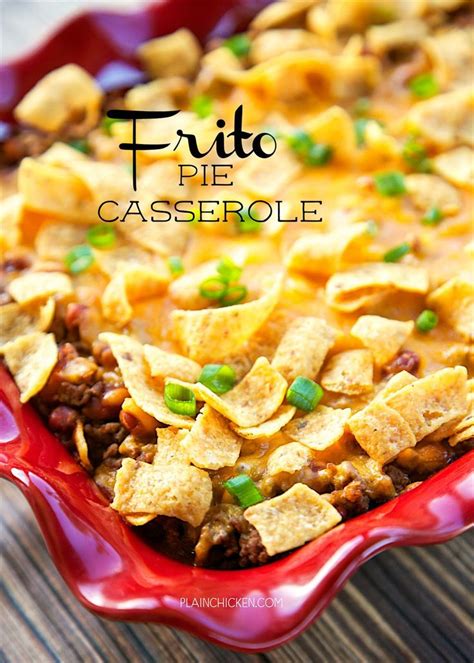 Frito Pie Casserole Plain Chicken Party Appetizers Easy Party