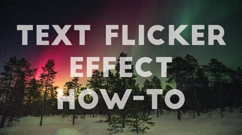 From professional title templates to modern fonts to wedding animations for that special day, show and tell your story with our collection of amazing free premiere pro title templates. Text Flicker Effect How-to (Premiere Pro) | Premiere pro ...