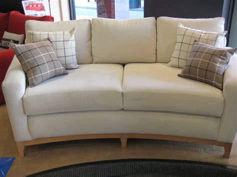 Our Showroom Display Fully Made To Measure Curved Sofa Ideal For A Bay