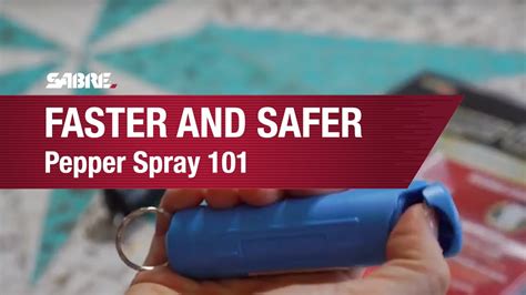Pepper Spray 101 Faster And Safer To Use Pepper Spray Youtube