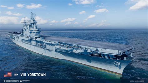 World Of Warships 129 Closed Test Yorktown And Essex Carriers