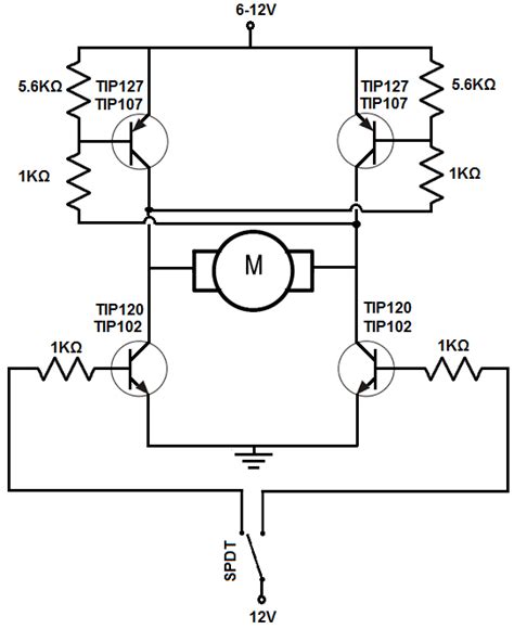 How To Build An H Bridge Circuit With Transistors