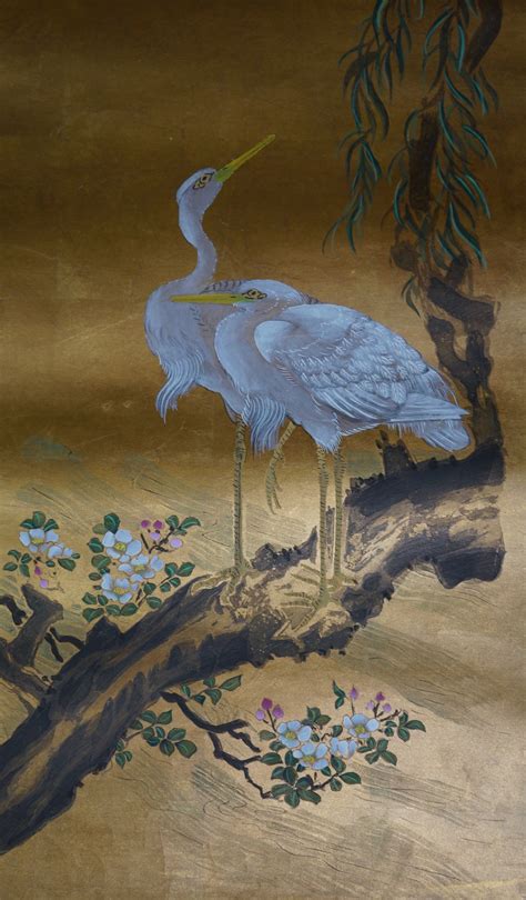 If you're in search of the best japanese art wallpaper, you've come to the right place. Antique Japanese painting from wind screen hand made 1900 ...