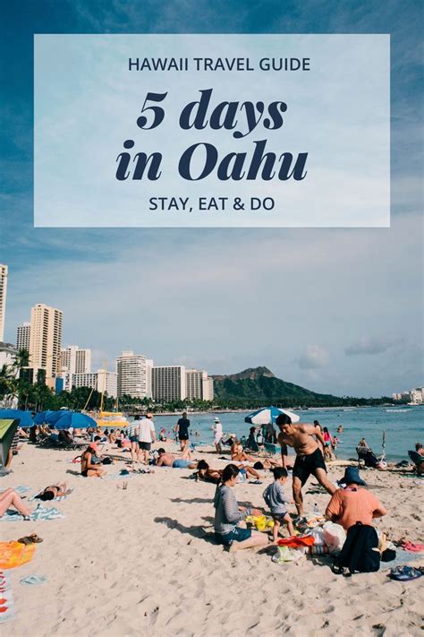 A Complete 5 Day Itinerary To Oahu Hawaii In 2020 With Images Hawaii Travel Guide Oahu