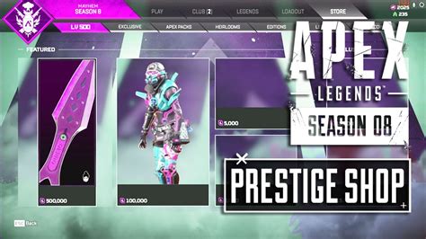 Apex Legends Level 500 Prestige Shop Concept Youtube