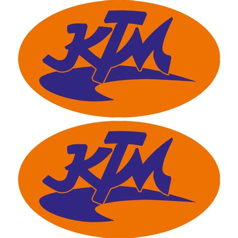 Ktm Logo Oval Style 2 Stickers Decals Decalshouse