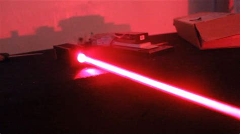 Thick Beam 5w Red Laser Fun Laser Cannon Updates Youtube