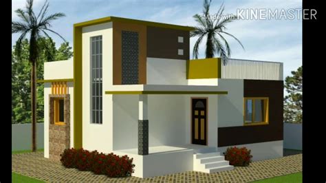 Open floor plans are a signature characteristic of this style. 1Bhk 800sqft house plan and design with 3d elevation # ...